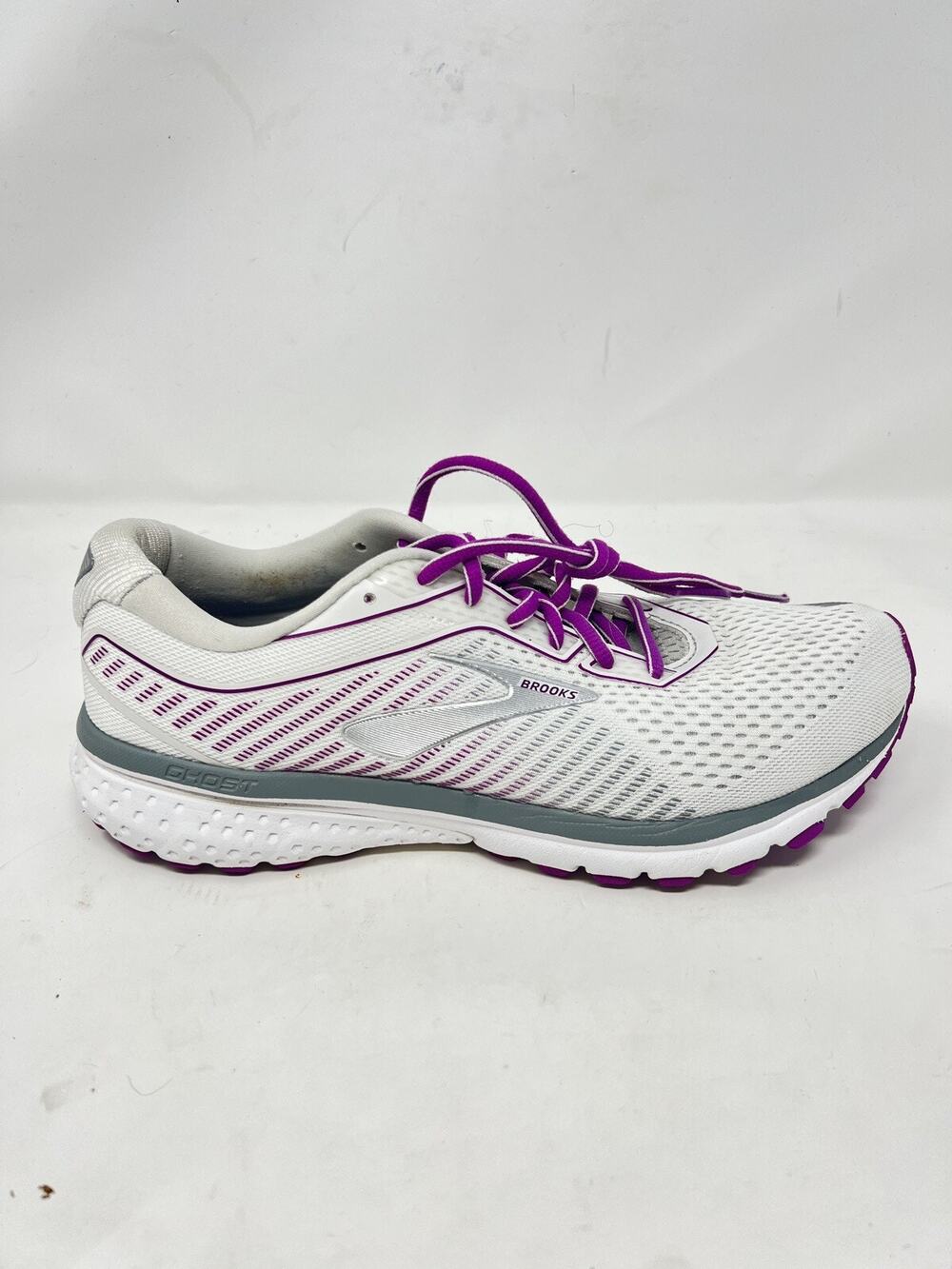 Brooks Ghost 12 Running Shoes- Womens- Size 10 B - Hollyhock/Purple 1203051B186